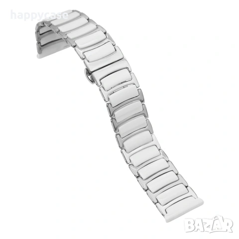 18 mm CERAMIC 2 Керамична верижка каишка за Huawei Watch / Garmin / Xiaomi, снимка 4 - Каишки за часовници - 54489906