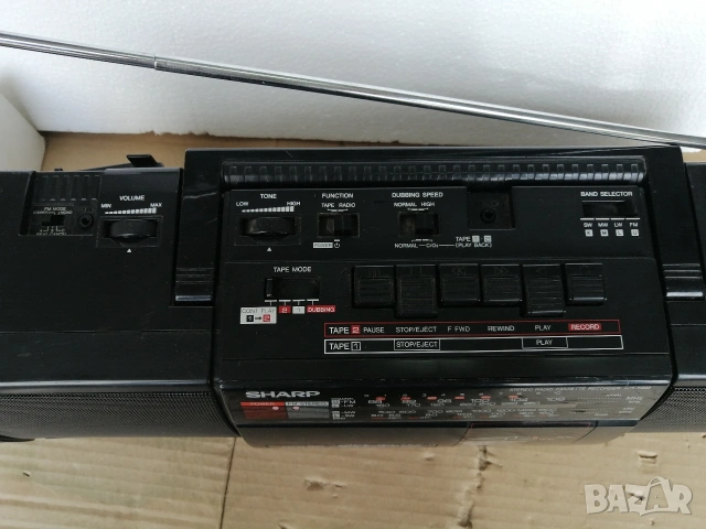 Радиокасетофон SHARP WQ-T222H, снимка 4 - Радиокасетофони, транзистори - 54603044