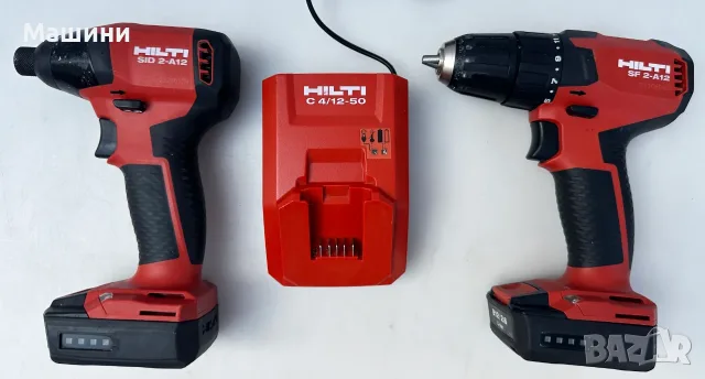 Hilti SF 2-A12 Винтоверт и Hilti SiD 2-A12 импакт драйв 2x12V 2.6Ah , снимка 3 - Винтоверти - 55681858