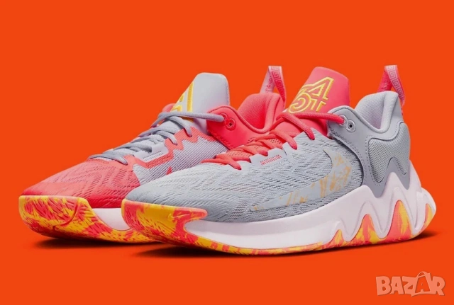 маратонки Nike Giannis Immortality 2 'Oxygen Purple Hot Punch' номер 45 ,5 