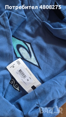 Худи, суйчер Rip Curl - 15 - 16 год., снимка 2 - Детски анцузи и суичери - 55243461