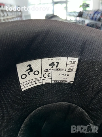 Мото ботуши ALPINESTARS SMX-6 V2,номер 41,подвижна става,много запазени 129 €, снимка 4 - Аксесоари и консумативи - 54962929