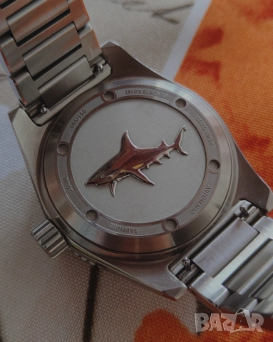 Zelos Blacktip GMT автоматичен дайвър 200м, като нов, пълен комплект, бартер, снимка 7 - Мъжки - 54672677