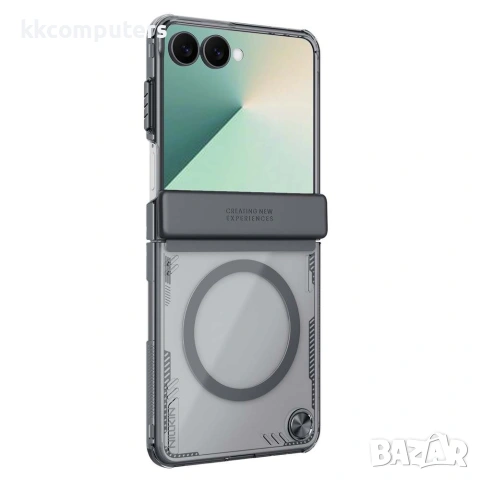 NILLKIN Iceblade за Samsung Galaxy Z Flip7 5G Магнитен PC TPU Калъф със Защита на Пантата и Скрийн П