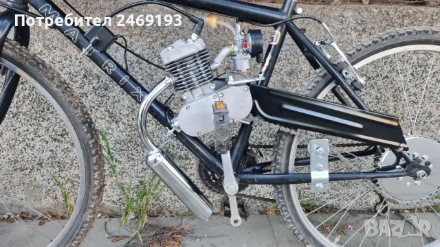 Моторно колело 80куб с нов двигател , снимка 2 - Велосипеди - 54318247