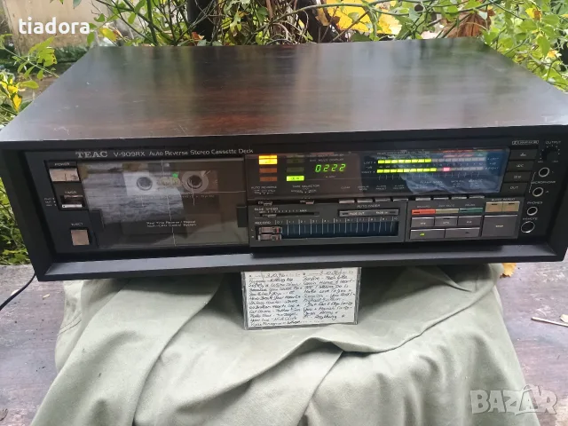  TEAC V-909RX и TEAC C-3X с оригинални дървени кабинети, снимка 11 - Декове - 55428128