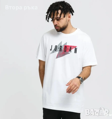Nike air jordan тениска мъжка оригинален , снимка 8 - Спортни дрехи, екипи - 54509565