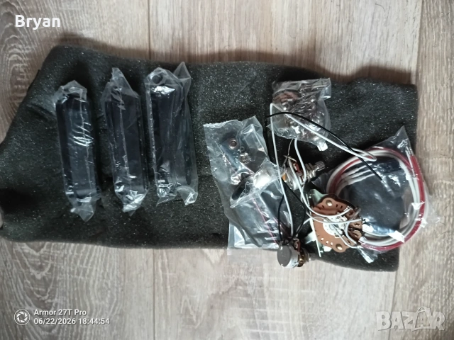 EMG SAV set, адаптери за китара. Noiseless, active. нови., снимка 6 - Китари - 55134801