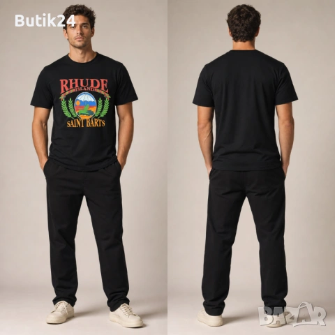 Мъжка тениска RHUDE Regular Fit Fit S-2XL