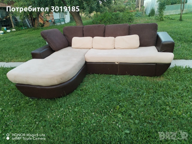 Ъглов диван , снимка 3 - Дивани и мека мебел - 55097190