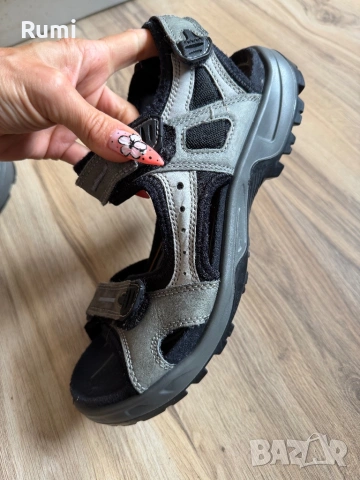 Оригинални мъжки кожени сандали ECCO ! 44 н, снимка 6 - Мъжки сандали - 52306381