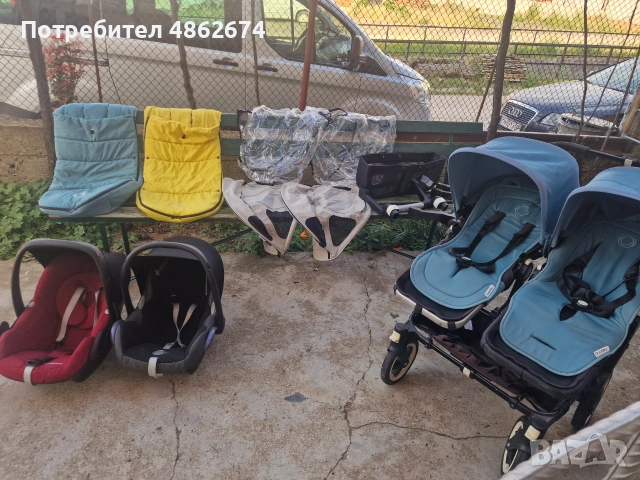 Количка за близнаци или породени деца Bugaboo donkey 2, снимка 2 - Детски колички - 54983640