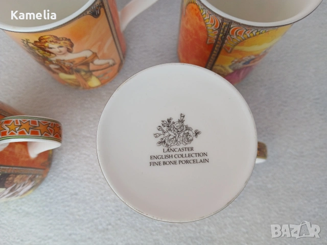 Чаши Димс-92, фин костен порцелан, снимка 4 - Чаши - 51148508