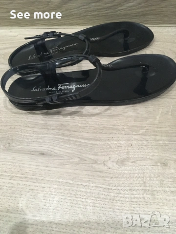 Salvatore Ferragamo сандали гума 39/40, снимка 3 - Сандали - 55002595