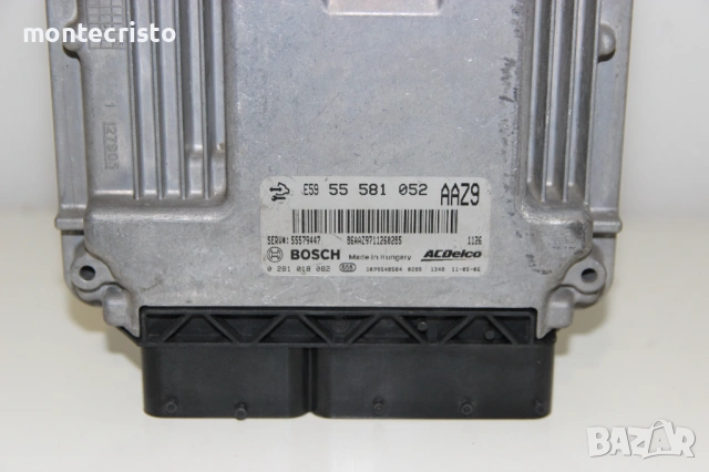 Моторен компютър Opel Astra J (2009-2016г.) 0281018082 / 55581052 / 0 281 018 082 / 55579447, снимка 2 - Части - 54587504