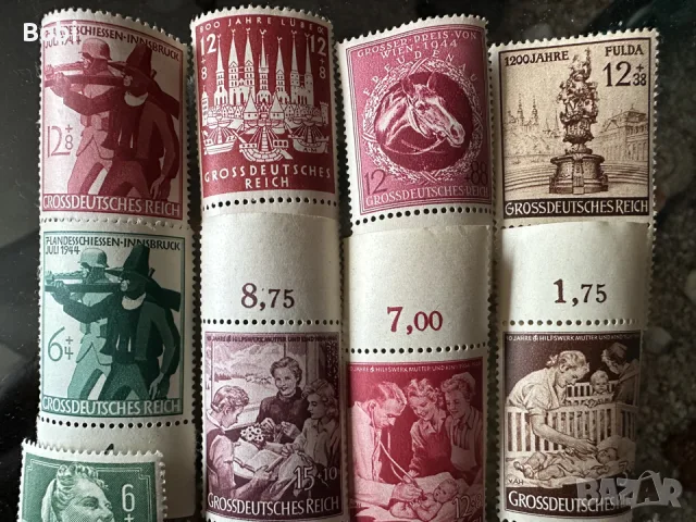 Лот пощенски марки GROSSDEUTSCHES REICH 1941-1944, снимка 2 - Филателия - 55528073