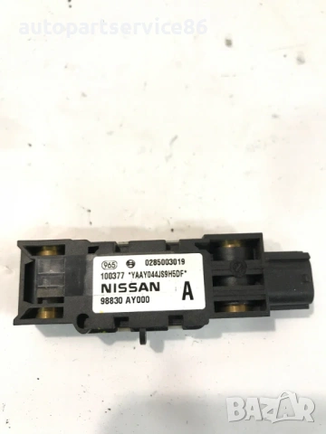 Сензор за удар на въздушната възглавница за Nissan Almera Tino 2.2 dCi (2006) 0285003019 / 98830AI00, снимка 2 - Части - 54892899