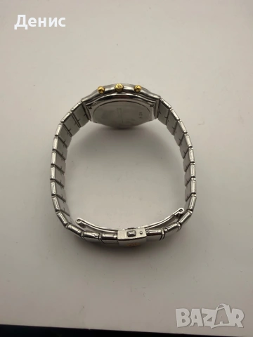Eterna Air Force Moonphase Chronograph – 18K Gold & Steel | Rare 1990s Swiss Watch, снимка 5 - Мъжки - 54894156