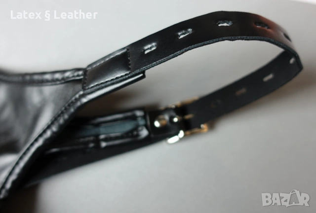 BDSM ново мъжко кожено бельо с регулация на размера, снимка 4 - Бельо - 53990942