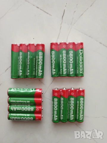 Батерии ААА 1.5V 8800mah,акумулаторни,презареждащи алкални, recharge, снимка 1 - Аксесоари и консумативи - 49589637