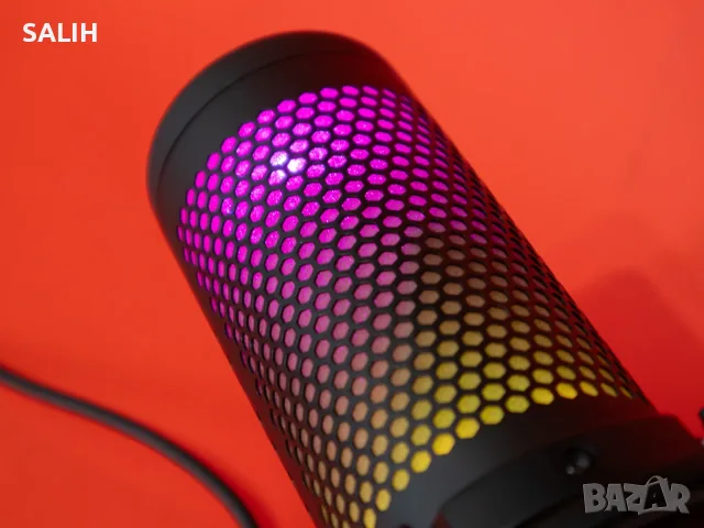 HyperX QuadCast S RGB Микрофон Геймърски USB Mic PC PS4 PS5 Mac XBOX Windows Linux, снимка 10 - Микрофони - 55468857
