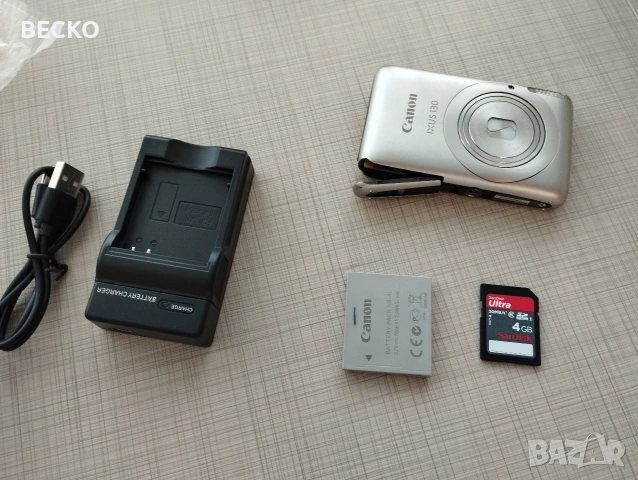 Фотоапарат Canon ixus 130, снимка 2 - Фотоапарати - 54894923