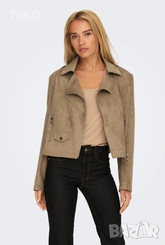 Преходно байкър яке Only xs, снимка 3 - Якета - 54515732