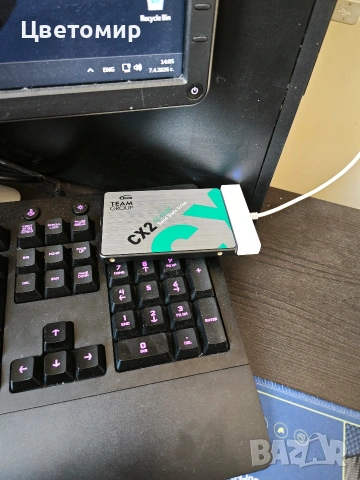 Teamgroup cx2 512GB SSD 2.5 100% Health/ нов работил е 7дни, снимка 3 - Лаптопи за работа - 54122118