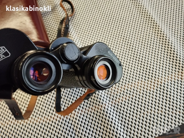 ТОП Немски Бинокъл Carl Zeiss Jena JENOPTEM-MULTI-COATED -10 х 50W-ГДР, снимка 4 - Екипировка - 53889539