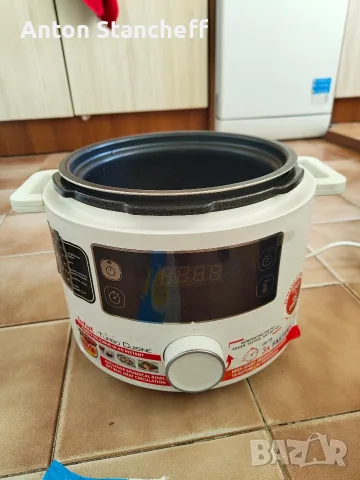Мултикукър под налягане Tefal Turbo Cuisine (Отлично състояние с аксесоари), снимка 6 - Мултикукъри - 55546232