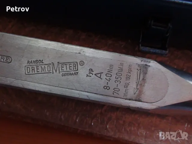 GEDORE- RAHSOL - DREMOMETER - Typ A - MADE IN GERMANY - 8-40 Nm, 3/8"- Нов Внос Динамометричен Ключ , снимка 5 - Гедорета - 54643239