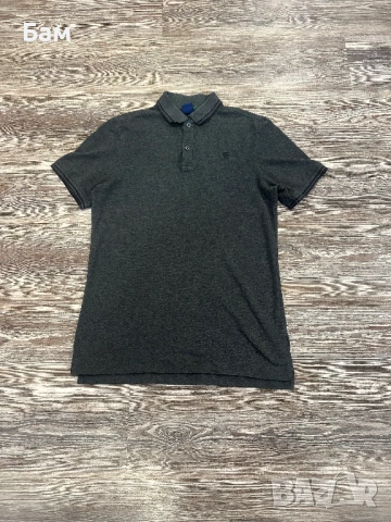 Оригинална мъжка тениска с яка G-Star Raw размер М, снимка 2 - Тениски - 54100871