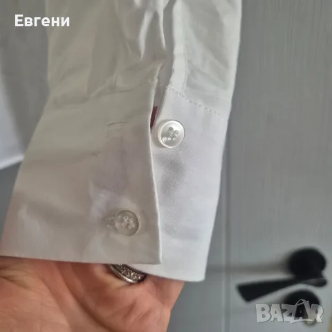 Класическа дамска бяла риза, снимка 2 - Ризи - 55480843