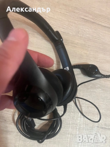Logitech H390 Слушалки за Кол център , снимка 3 - Слушалки и портативни колонки - 55061873