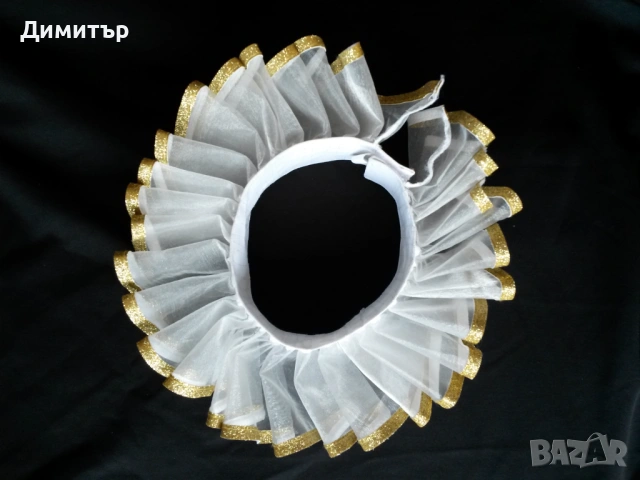 Бяла дантелена яка в бароков стил, снимка 7 - Други - 54248003