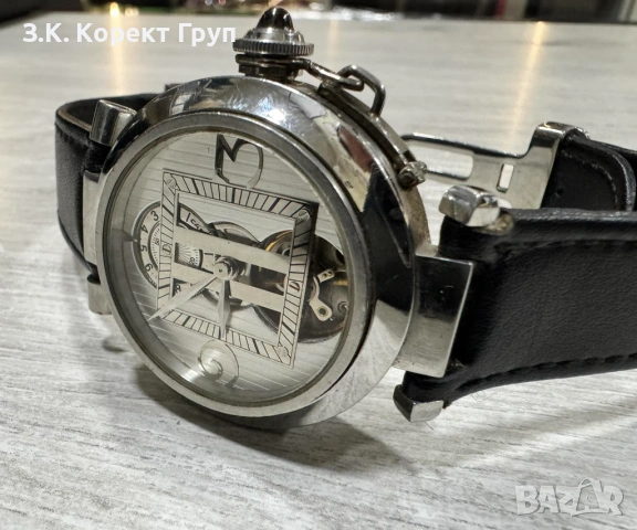 Мъжки часовник Cartier Pasha de Cartier Automatic –N00125, снимка 4 - Мъжки - 54587005