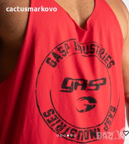 GASP - Tank Tops - Фитнес потник, снимка 3 - Спортни дрехи, екипи - 54483332