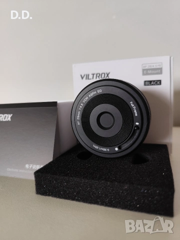 Обектив Viltrox 28mm F4.5 (Sony FE) Pancake lens