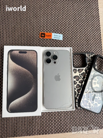 256gb❗️ iPhone 15 PRO MAX Лизинг от 15€/мес - Natural Titanium