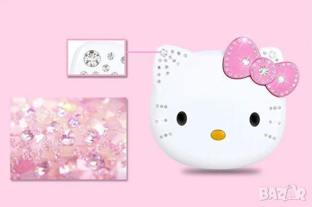 Hello Kitty Розов Телефон за Момиче, Камера, Подарък, с локация, детски телефон с капаче, за дете, снимка 6 - Други - 55012042