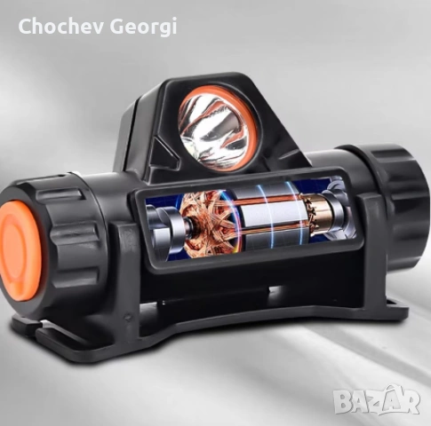 FL 61 Челник с регулируема LED и COB яркост, магнитен клипс и USB зареждане, 100m обхват, 1200mAh, снимка 11 - Къмпинг осветление - 54758127