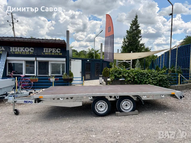 REPO FLAT 4.10 x 2.10м. за мотори, АТV/UTV, мотори до 750кg., снимка 2 - Ремаркета - 55414803