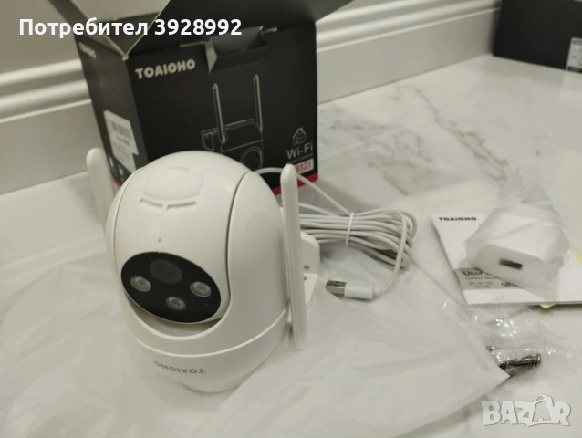 Външна WiFi камера TOAIOHO, снимка 4 - HD камери - 55163507