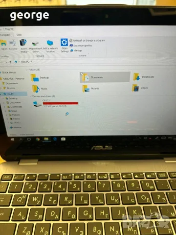 Лаптоп Asus TP203N, снимка 5 - Лаптопи за дома - 55645480