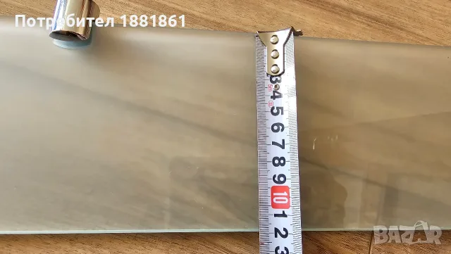 Стъклен рафт с носачи, снимка 6 - Други стоки за дома - 55437140