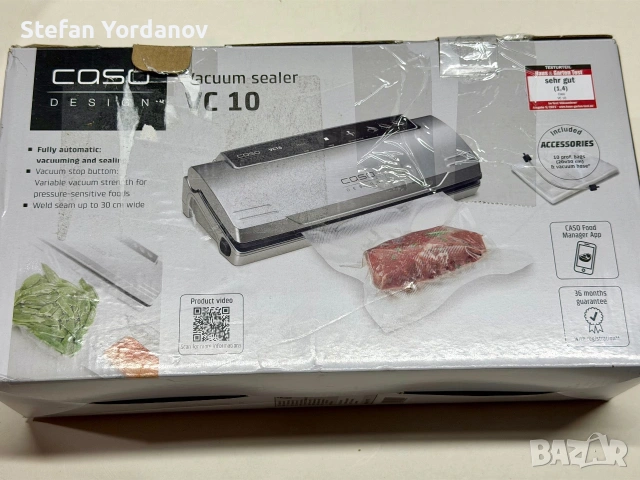 Вакум машина - CASO VC 10 , снимка 2 - Други - 54979310