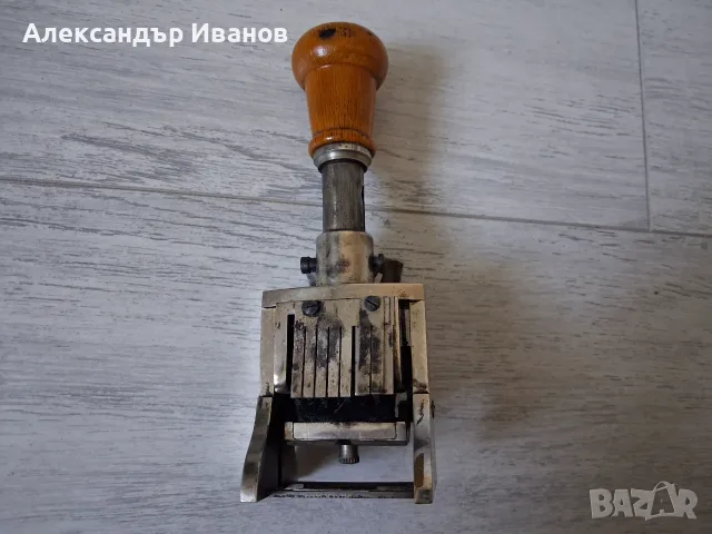 Стар,полски печат номератор 1961 г., снимка 2 - Антикварни и старинни предмети - 55691607