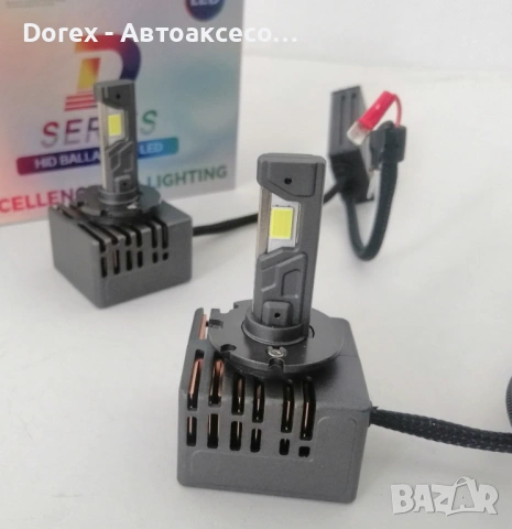 LED крушки ксенон директна замяна без баласт 12V, D1R, D1S, D2R, D2S, D3R, D3S, D4R, D4S, кутия 2бр., снимка 4 - Аксесоари и консумативи - 54565647