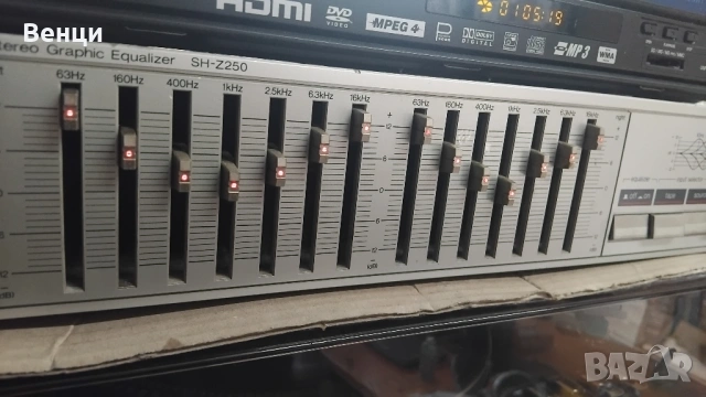 Technics SH-Z 250 еквалайзер, снимка 4 - Ресийвъри, усилватели, смесителни пултове - 54279387