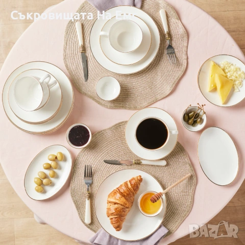 Karaca Elegance Порцеланов Сервиз 26части , снимка 3 - Сервизи - 54331348